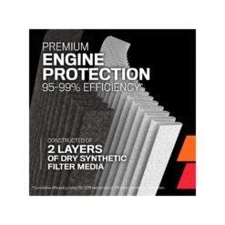 71-2576 K&N Performance Air Intake System -K&N Sales Store 2LAYERS DRYFLOW 3