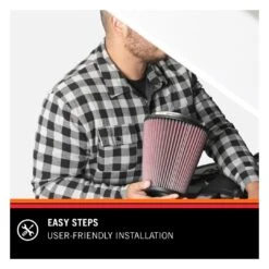 RF-1038 K&N Universal Air Filter - Carbon Fiber Top 10 RF-1038 K&N Universal Air Filter - Carbon Fiber Top -K&N Sales Store INSTL 2Con 159