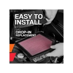 33-3007 K&N Replacement Air Filter 21 33-3007 K&N Replacement Air Filter -K&N Sales Store Instl 3Pnl 619