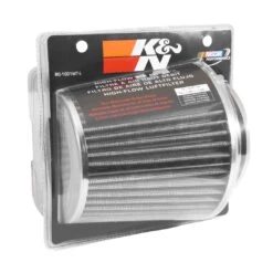 RG-1001WT-L K&N Universal Chrome Filter Multi Lingual -K&N Sales Store RG 1001WT L Angle